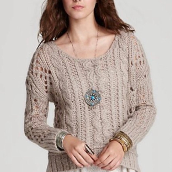 Free people scoop neck sweater - Picture 1 of 2